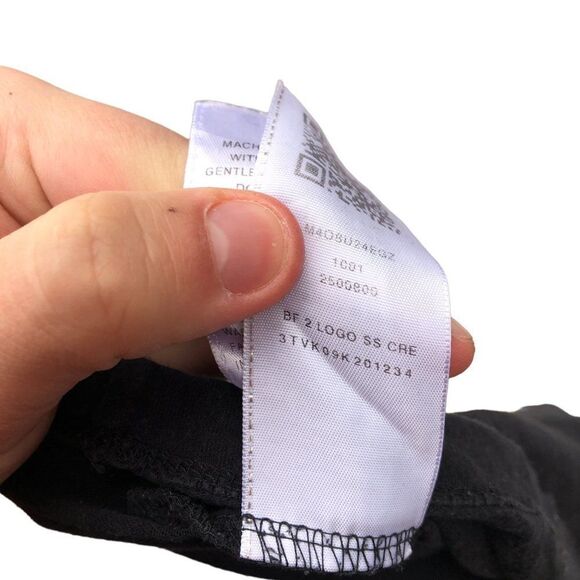 VINTAGE True Religion Shirt XXL BF to Logo Short Sleeve Crewneck Shirt Black - Picture 4 of 8